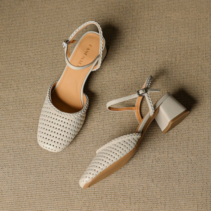 Orelia Genuine Leather Heels