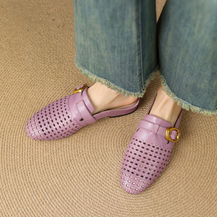Marcella Genuine Leather Mules