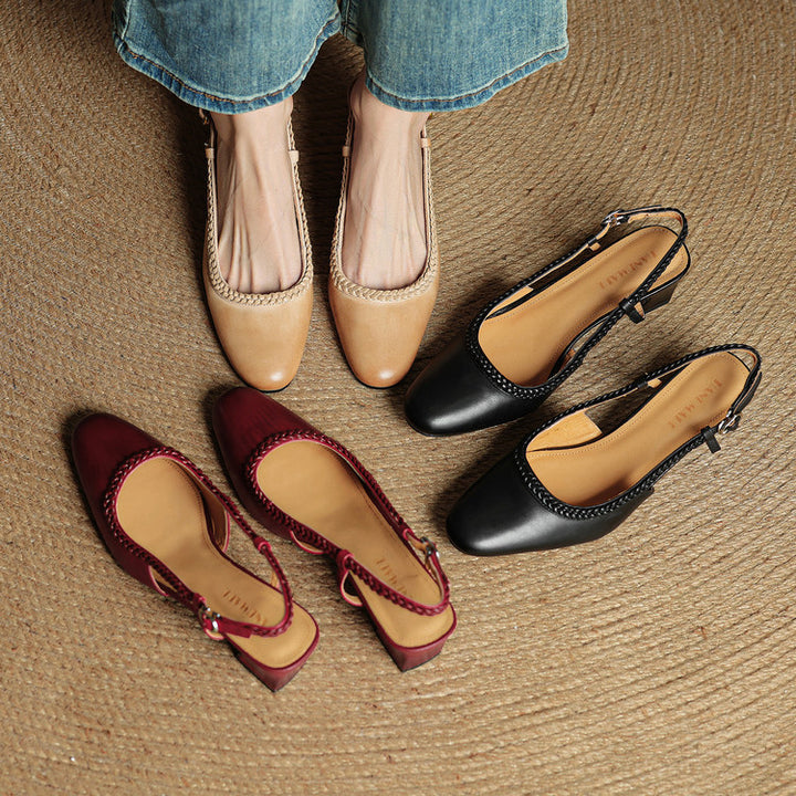 Bella Genuine Leather Heels