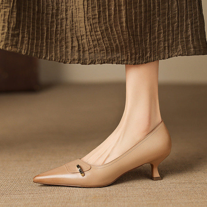Verena Genuine Leather Heels