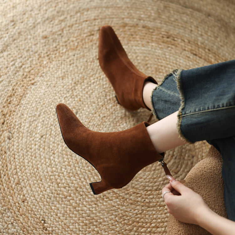 Riselia Genuine Suede Boots