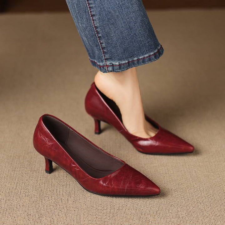 Verona Genuine Leather Heels