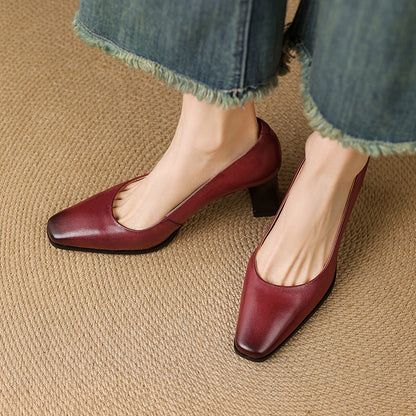 Marla Genuine Leather Heels