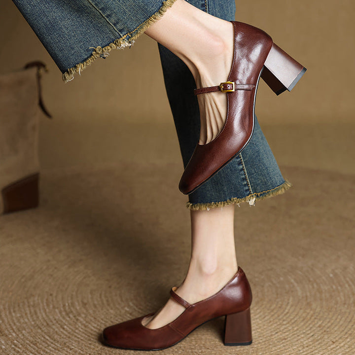 Solmar Genuine Leather Heels