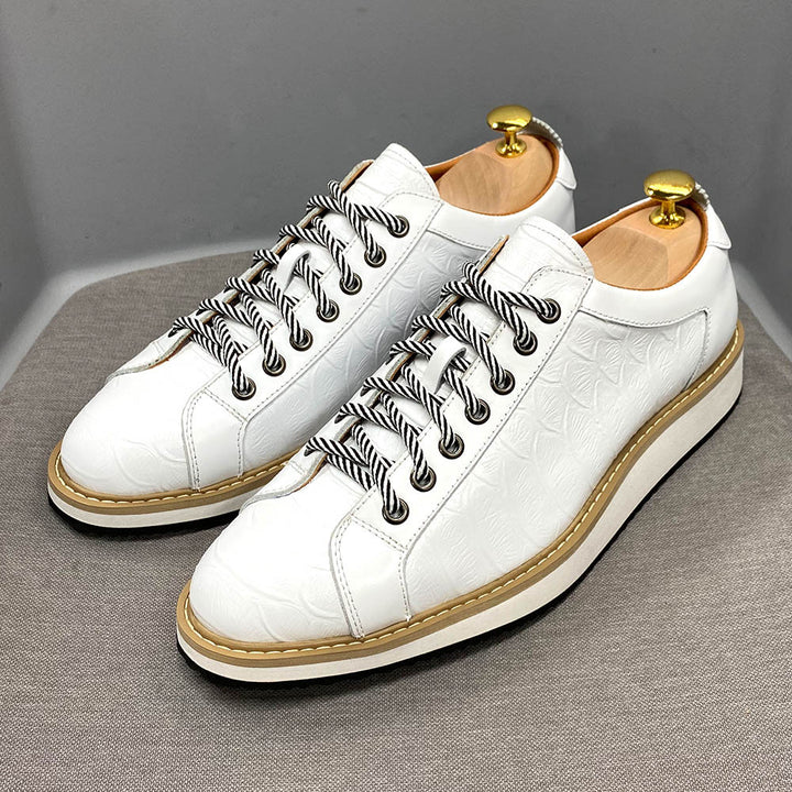 Clifton Cowhide Leather Sneakers