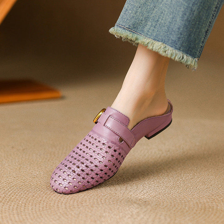 Marcella Genuine Leather Mules