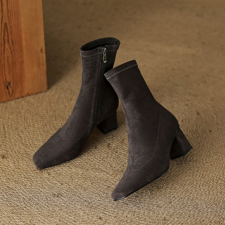 Sari Genuine Suede Boots