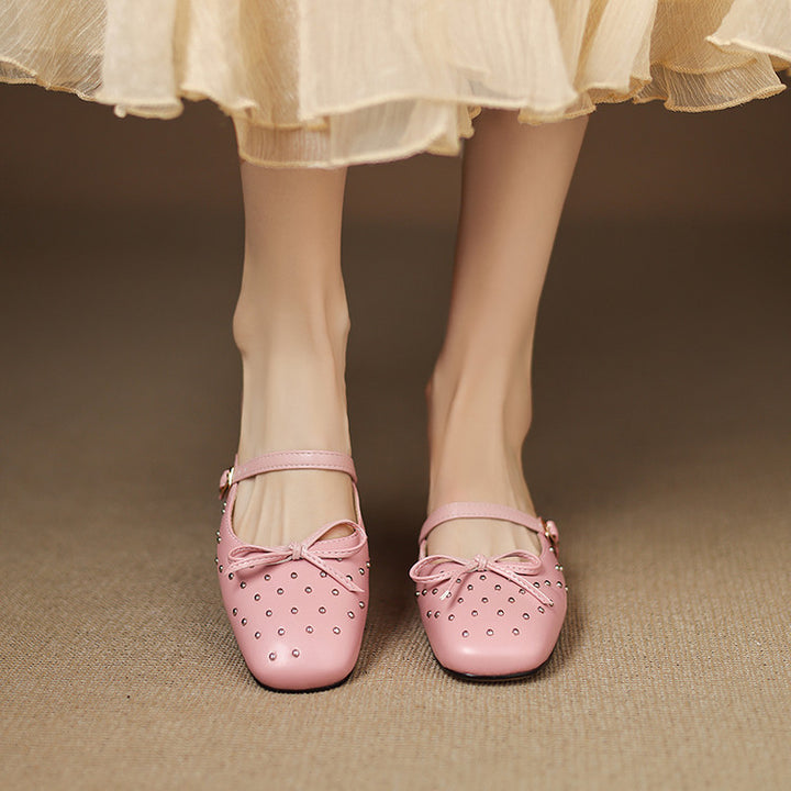 Belle Genuine Leather Mules