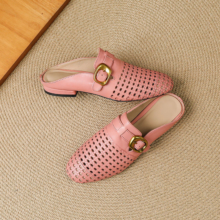 Marcella Genuine Leather Mules
