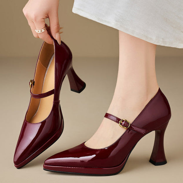Grazia Genuine Leather Heels