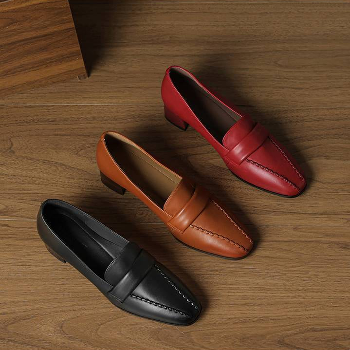 Avenelle Genuine Leather Loafers