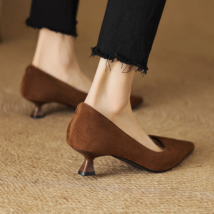 Orlen Genuine Suede Heels