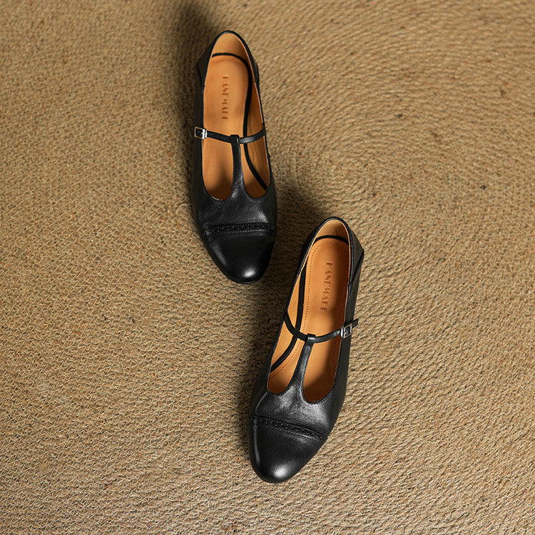 Jasmine Genuine Leather Flats