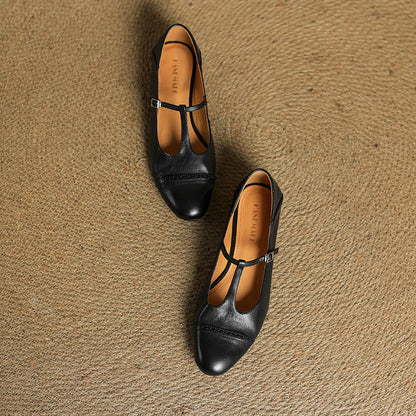 Jasmine Genuine Leather Flats