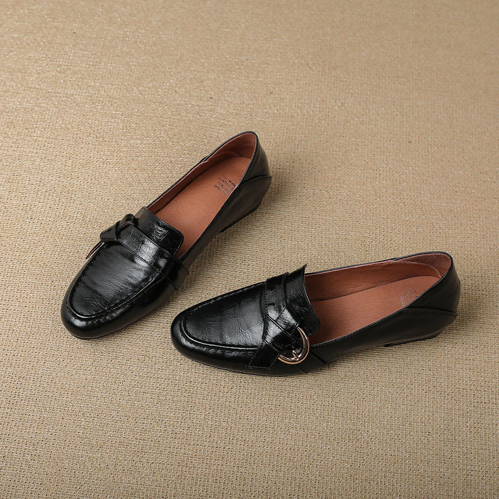 Orvella Genuine Leather Loafers