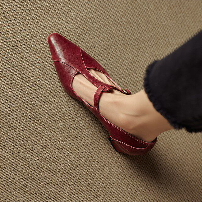 Veloria Genuine Leather Heels