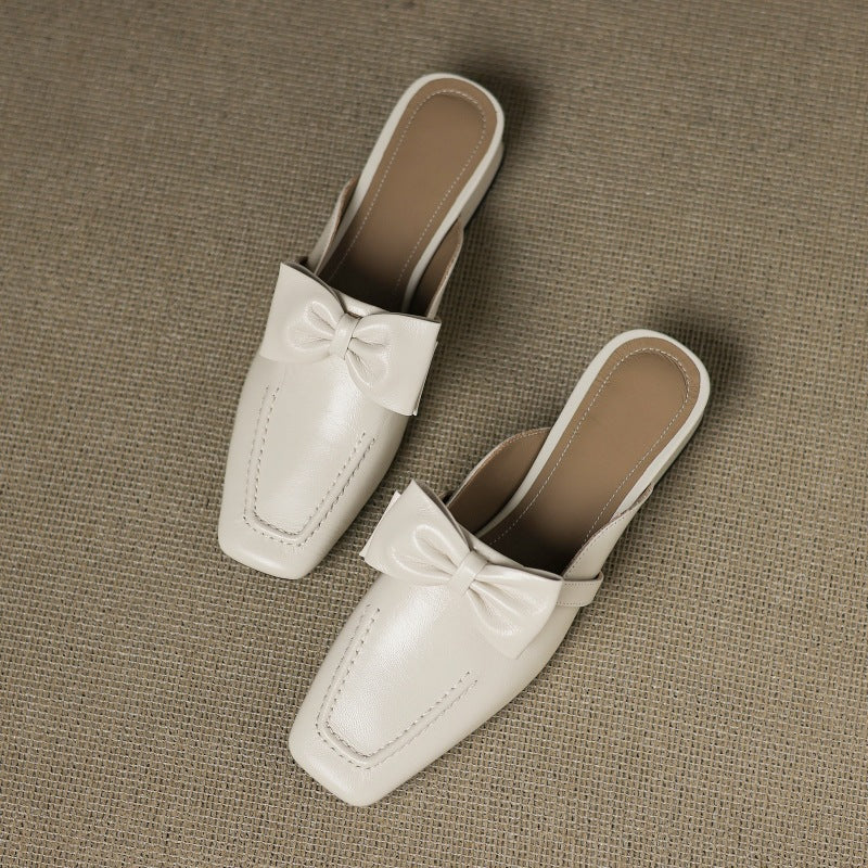 Mireva Genuine Leather Mules