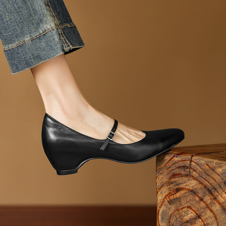 Sira Genuine Leather Heels