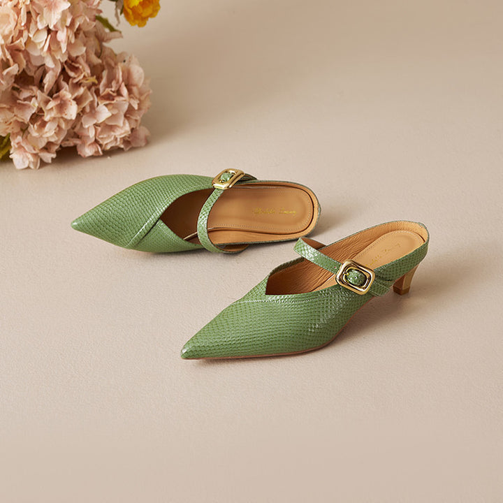 Maribelle Genuine Leather Heels