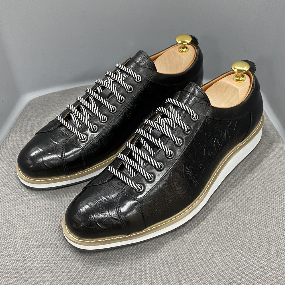 Clifton Cowhide Leather Sneakers