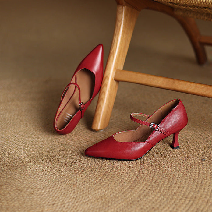 Nivara Genuine Leather Heels