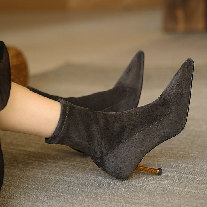 Jade Genuine Suede Boots