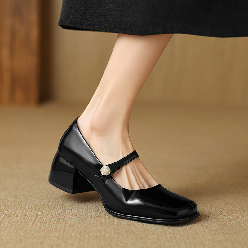 Cara Genuine Leather Heels