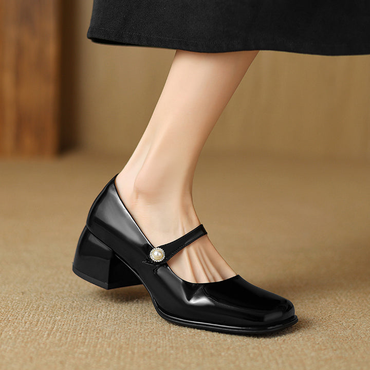 Cara Genuine Leather Heels
