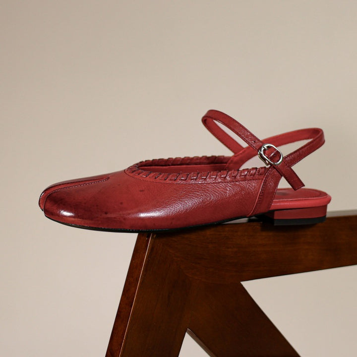 Carmela Genuine Leather Flats
