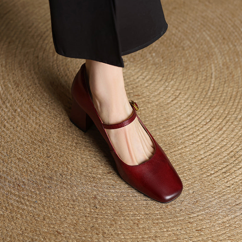 Solmar Genuine Leather Heels