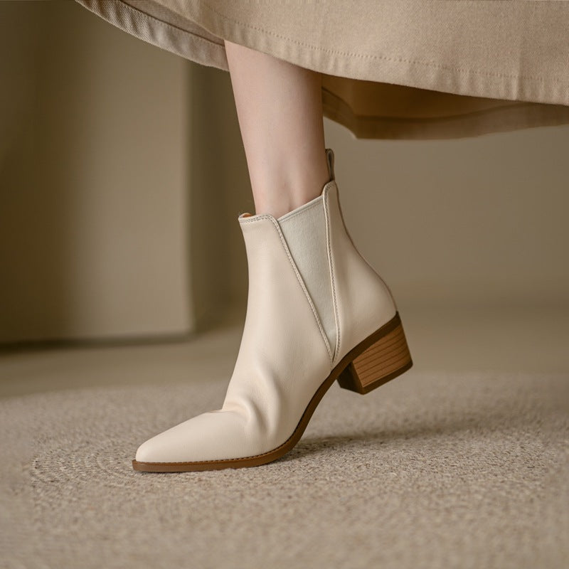 Elloria Genuine Leather Boots