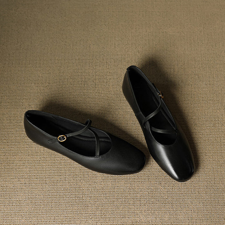Valla Genuine Leather Flats