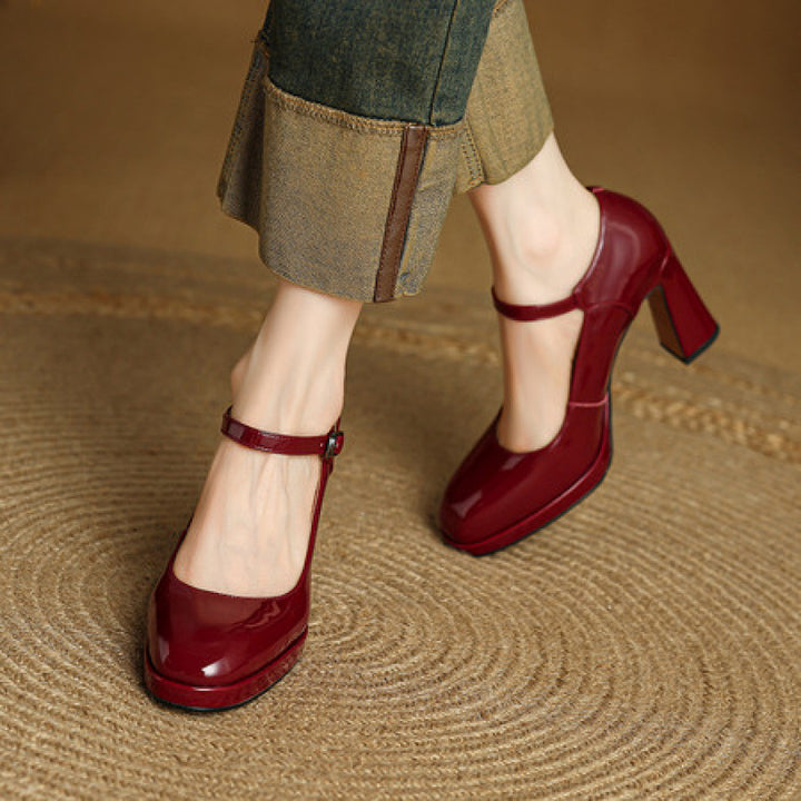 Rosa Genuine Leather Heels