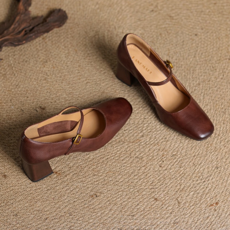 Solmar Genuine Leather Heels
