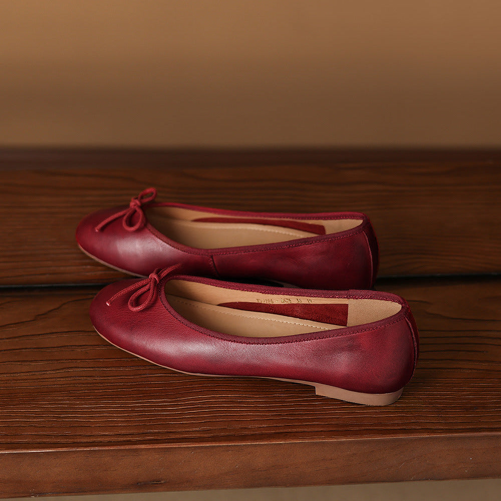 Talla Genuine Leather Flats