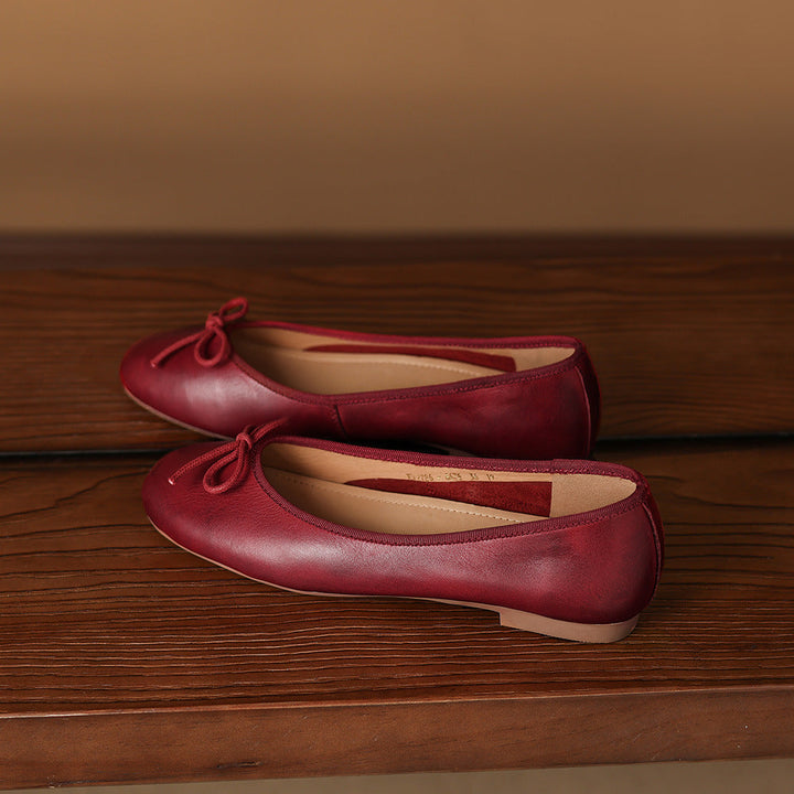 Talla Genuine Leather Flats