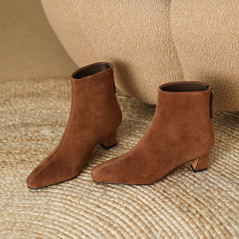 Riselia Genuine Suede Boots