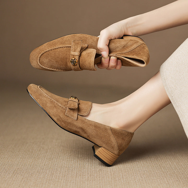 Lirena Genuine Suede Loafers
