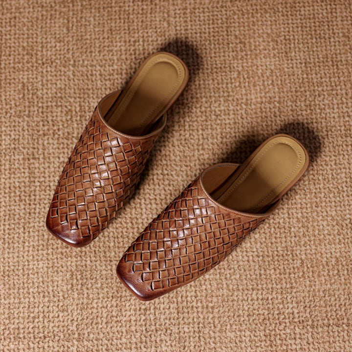 Varelina Genuine Leather Mules