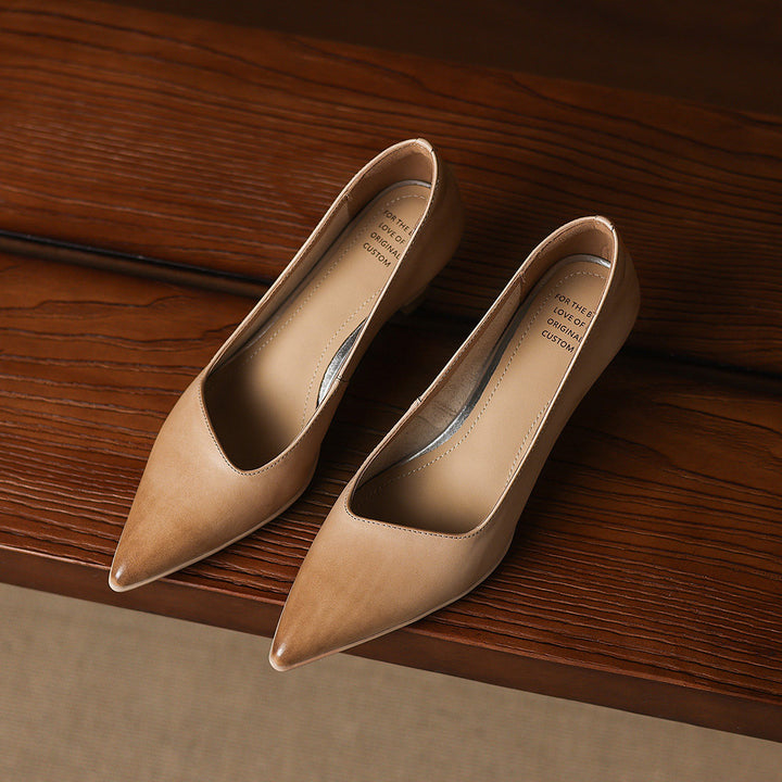 Valeria Genuine Leather Heels
