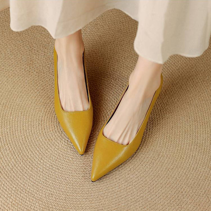 Linelle Genuine Leather Heels