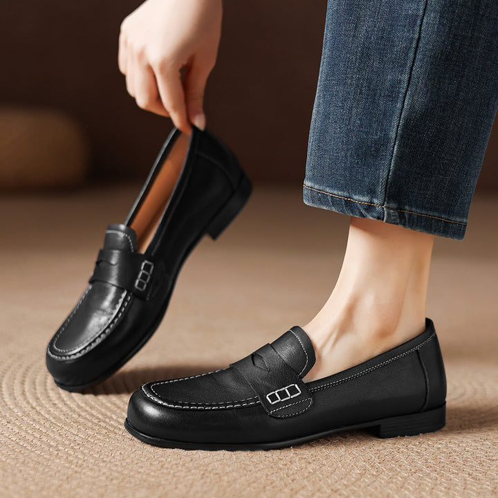 Ruvia Genuine Leather Loafers