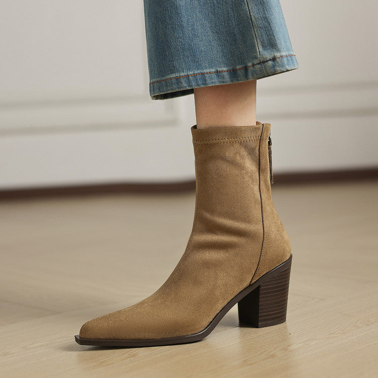 Sarli Genuine Suede Boots