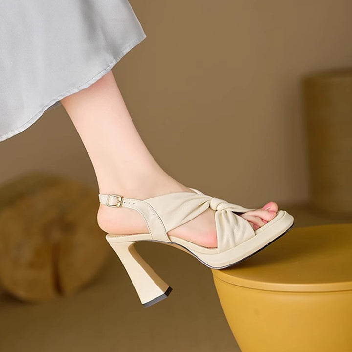 Arla Leather Heels