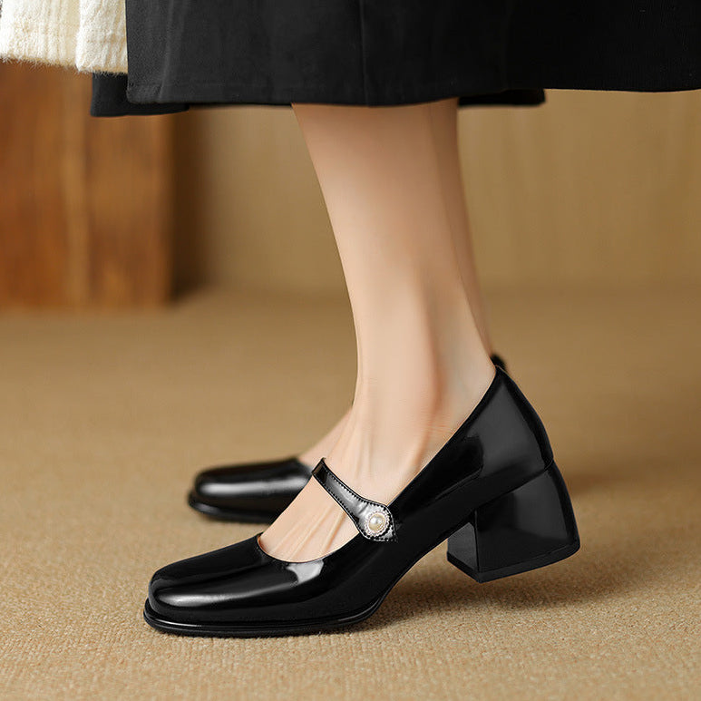Cara Genuine Leather Heels