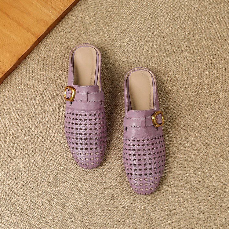 Marcella Genuine Leather Mules