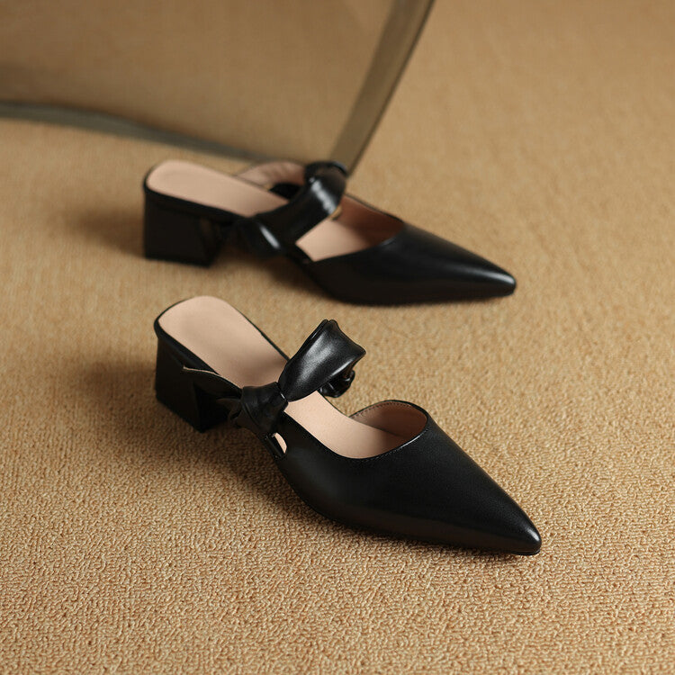 Noressa Leather Mules