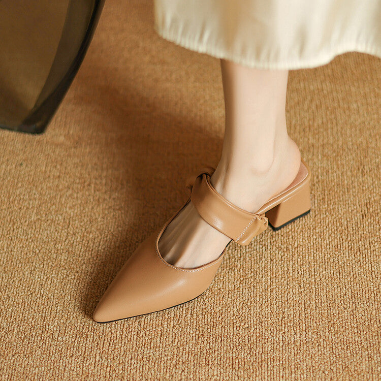 Noressa Leather Mules