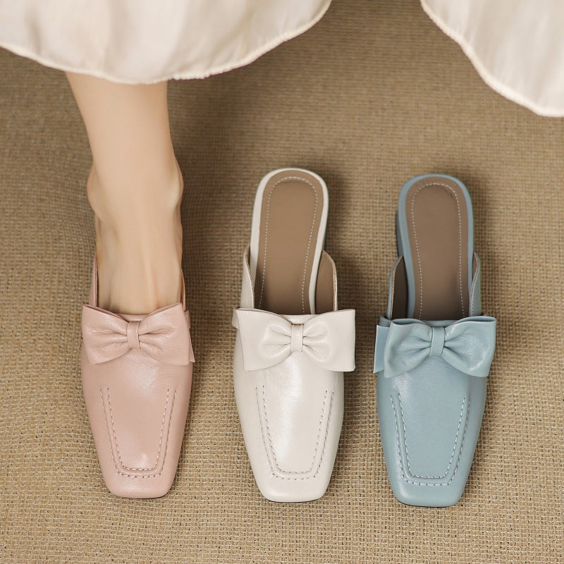 Mireva Genuine Leather Mules