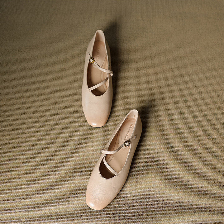 Valla Genuine Leather Flats